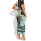 Ma’at Feather Egyptian Short Sleeve Bodycon Dress with Scales Symbolizing Truth and Cosmic Balance