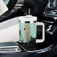 Ma’at Feather Egyptian Tumbler With Handle with Scales Symbolizing Truth and Cosmic Balance