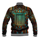 Ma’at Eye of Horus Baseball Jacket Egyptian Feather Celebrating Truth