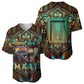 Ma’at Eye of Horus Baseball Jersey Egyptian Feather Celebrating Truth