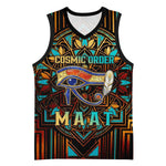 Ma’at Eye of Horus Basketball Jersey Egyptian Feather Celebrating Truth