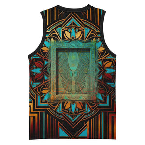 Ma’at Eye of Horus Basketball Jersey Egyptian Feather Celebrating Truth