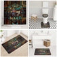 Ma’at Eye of Horus Bathroom Set Egyptian Feather Celebrating Truth