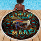 Ma’at Eye of Horus Beach Blanket Egyptian Feather Celebrating Truth