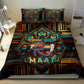 Ma’at Eye of Horus Bedding Set Egyptian Feather Celebrating Truth