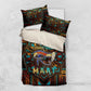 Ma’at Eye of Horus Bedding Set Egyptian Feather Celebrating Truth