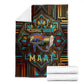 Ma’at Eye of Horus Blanket Egyptian Feather Celebrating Truth