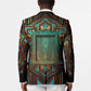 Ma’at Eye of Horus Blazer Egyptian Feather Celebrating Truth