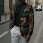 Ma’at Eye of Horus Blazer Egyptian Feather Celebrating Truth