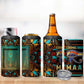Ma’at Eye of Horus 4 in 1 Can Cooler Tumbler Egyptian Feather Celebrating Truth