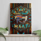 Ma’at Eye of Horus Canvas Wall Art Egyptian Feather Celebrating Truth