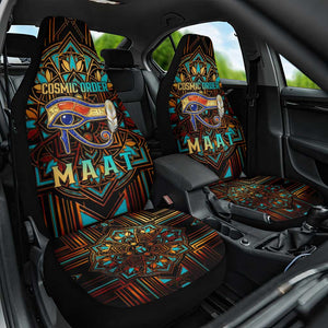 Ma’at Eye of Horus Car Seat Cover Egyptian Feather Celebrating Truth