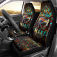 Ma’at Eye of Horus Car Seat Cover Egyptian Feather Celebrating Truth