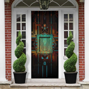 Ma’at Eye of Horus Door Cover Egyptian Feather Celebrating Truth