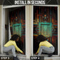 Ma’at Eye of Horus Door Cover Egyptian Feather Celebrating Truth