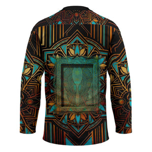 Ma’at Eye of Horus Hockey Jersey Egyptian Feather Celebrating Truth