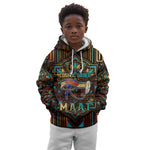 Ma’at Eye of Horus Kid Hoodie Egyptian Feather Celebrating Truth