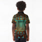 Ma’at Eye of Horus Kid Polo Shirt Egyptian Feather Celebrating Truth