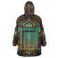 Ma’at Eye of Horus Kid Wearable Blanket Hoodie Egyptian Feather Celebrating Truth