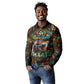 Ma’at Eye of Horus Long Sleeve Polo Shirt Egyptian Feather Celebrating Truth