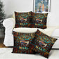 Ma’at Eye of Horus Pillow Cover Egyptian Feather Celebrating Truth