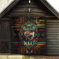 Ma’at Eye of Horus Quilt Egyptian Feather Celebrating Truth