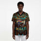 Ma’at Eye of Horus Scrub Top Egyptian Feather Celebrating Truth
