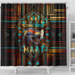 Ma’at Eye of Horus Shower Curtain Egyptian Feather Celebrating Truth