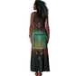 Ma’at Eye of Horus Tank Maxi Dress Egyptian Feather Celebrating Truth