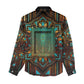 Ma’at Eye of Horus Women Casual Shirt Egyptian Feather Celebrating Truth