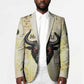 Montu Egyptian Blazer War God Mighty Bull Symbol Ancient Power Hieroglyphic
