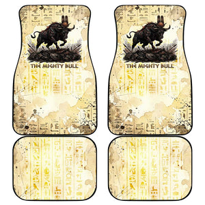 Montu Egyptian Car Mats War God Mighty Bull Symbol Ancient Power Hieroglyphic