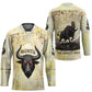 Montu Egyptian Hockey Jersey War God Mighty Bull Symbol Ancient Power Hieroglyphic