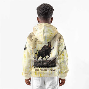 Montu Egyptian Kid Hoodie War God Mighty Bull Symbol Ancient Power Hieroglyphic