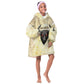 Montu Egyptian Kid Wearable Blanket Hoodie War God Mighty Bull Symbol Ancient Power Hieroglyphic