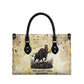 Montu Egyptian Leather Bag War God Mighty Bull Symbol Ancient Power Hieroglyphic