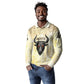Montu Egyptian Long Sleeve Polo Shirt War God Mighty Bull Symbol Ancient Power Hieroglyphic