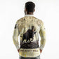 Montu Egyptian Long Sleeve Polo Shirt War God Mighty Bull Symbol Ancient Power Hieroglyphic