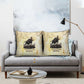 Montu Egyptian Pillow Cover War God Mighty Bull Symbol Ancient Power Hieroglyphic