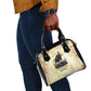Montu Egyptian Shoulder Handbag War God Mighty Bull Symbol Ancient Power Hieroglyphic