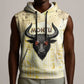 Montu Egyptian Sleeveless Hoodie War God Mighty Bull Symbol Ancient Power Hieroglyphic