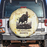 Montu Egyptian Spare Tire Cover War God Mighty Bull Symbol Ancient Power Hieroglyphic