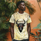 Montu Egyptian T shirt War God Mighty Bull Symbol Ancient Power Hieroglyphic