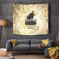 Montu Egyptian Tapestry War God Mighty Bull Symbol Ancient Power Hieroglyphic