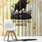 Montu Egyptian Window Curtain War God Mighty Bull Symbol Ancient Power Hieroglyphic