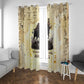 Montu Egyptian Window Curtain War God Mighty Bull Symbol Ancient Power Hieroglyphic