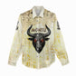 Montu Egyptian Women Casual Shirt War God Mighty Bull Symbol Ancient Power Hieroglyphic