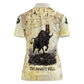 Montu Egyptian Women Polo Shirt War God Mighty Bull Symbol Ancient Power Hieroglyphic