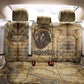 Montu Back Car Seat Cover Falcon Head War God Ancient Egyptian Map Feathers and Sun Disk