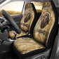 Montu Car Seat Cover Falcon Head War God Ancient Egyptian Map Feathers and Sun Disk